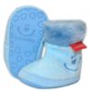 Zimní capačky/botičky BOBO BABY s kožíškem  – Méďa – sv. modré – 6/12M