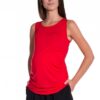 Be MaaMaa Top/tílko nejen pro těhotné – červená, vel. L/XL
