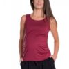 Be MaaMaa Top/tílko nejen pro těhotné – bordo, vel. L/XL