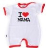 Baby Dejna Body kr. rukáv s nohavičkama I Love Máma, vel. 86, K19