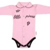 Baby Nellys Body dlouhý rukáv s límečkem,vel. 62, růžové – Little Princess