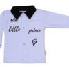 Baby Nellys Bavlněná košilka Little Prince – modrá