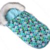 Baby Nellys Fusák, spacáček 105×55 Velvet Winter Lux – Medvědí v mátě