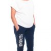 Be MaaMaa Těhotenské tepláky/kalhoty Fit Mama, granátové, vel. XL
