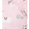 Baby Nellys Dětské bavlněné prostěradlo do postýlky 140×70 cm – Lama růžová