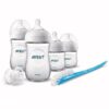 AVENT startovací sada Natural – 4 x láhev, kartáč, dudlík