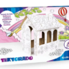Tektorado Kartonový domek k vybarvení pro panenky