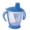 Nekapající hrneček Canpol Babies s úchyty Medvídek – modrý, 180 ml