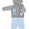 Koala Baby Sada mikinka – zapínání na zip s kapucí + tepláčky, Hvězdička, vel. 86