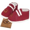 Z&Z Jarní kojenecké botičky, capáčky – bordo, 6/12 m