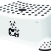 Keeeper Stolička, schůdek s protiskluzovou funkcí  – Panda, bílý