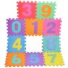 Tulimi Dětské pěnové puzzle 29 x 29 cm, Číslice – barevné