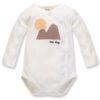 Pinokio Body dlouhý rukáv, zapínání bokem New day – ecru, vel. 68