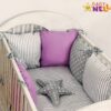 Baby Nellys Mantinel Be Love Lux polštářkový s povlečením vzor č. 4