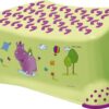 Keeeper Stolička, schůdek s protiskluzovou funkcí  – Hippo – limetka