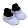 Baby Nellys Botičky/ponožtičky,Little prince  bavlna  – modro/černé