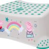 Keeeper Stolička, schůdek s protiskluzovou funkcí  – Prasátko Peppa – šedá