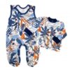 Baby Nellys  2-dílná sada, bavlněné dupačky s košilkou Jungle, vel. 62